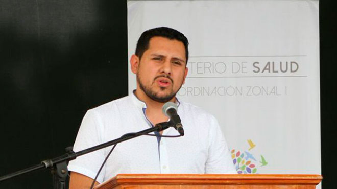 Juan Andrs Chuchuca, coordinador zonal 6 de Salud.