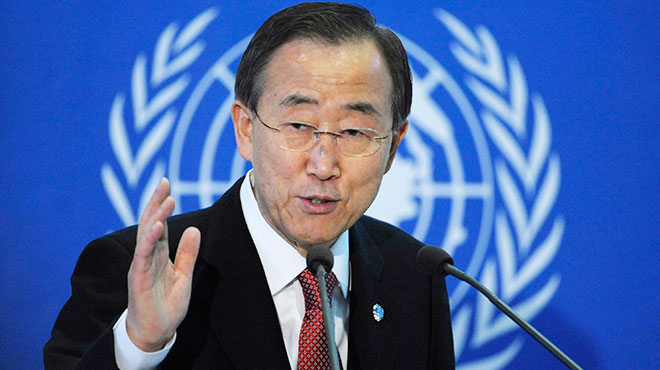 Ban Ki-Moon, secretario general de la ONU.