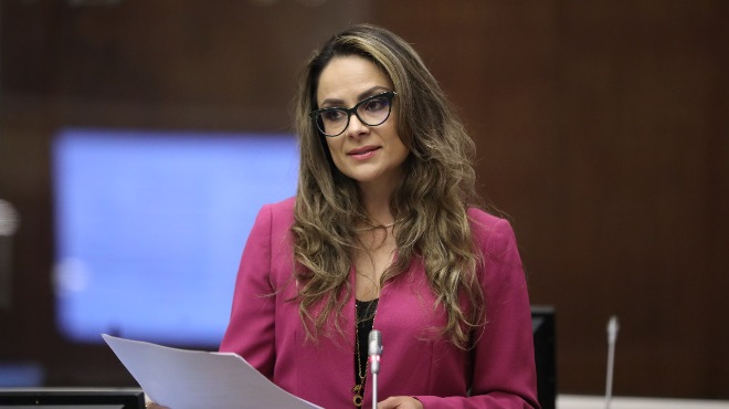 Rosa Belén Mayorga, asambleísta ponente del proyecto de ley.