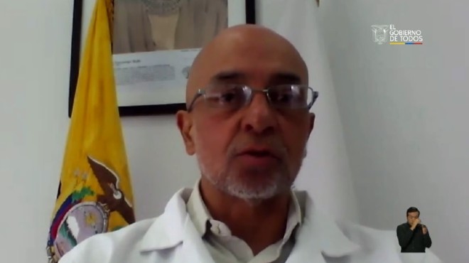 Francisco Xavier Solrzano, viceministro de Salud.