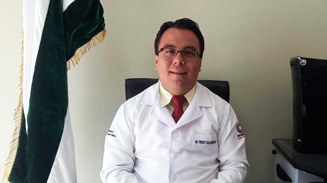 Freddy Barn, director mdico asistencial del Hospital Verdi Cevallos