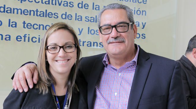 Vernica Espinosa y Laureano Restrepo.