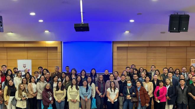 Participantes de la socializacin en Quito.