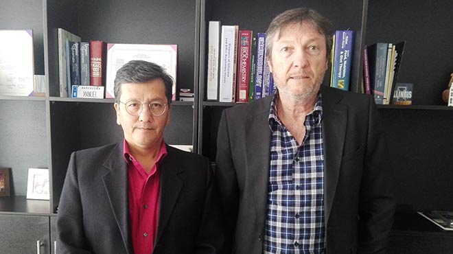 Manuel Balden y Marco Fornasini, Centro de Investigacin Biomdica de la UTE