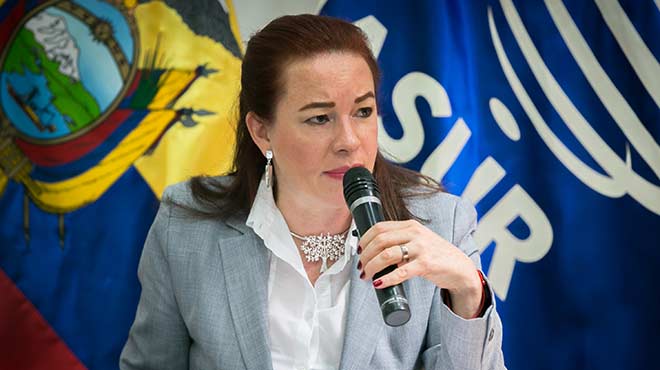 Mara Fernanda Espinosa, ministra de Relaciones Exteriores 