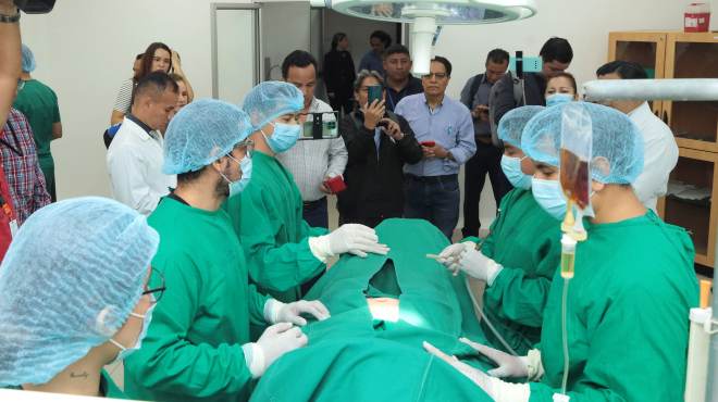 Los laboratorios tienen equipamiento de punta.