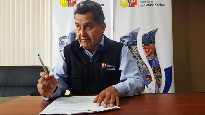 Oswaldo Surez, coordinador zonal 6 de Salud. 