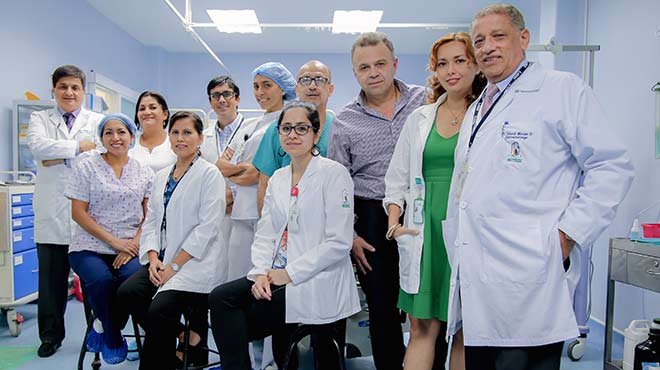 Equipo de Gastroenterologa del HTMC.