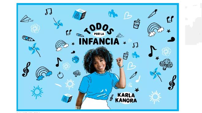 Karla Kanora es Embajadora Nacional de UNICEF desde 2012.