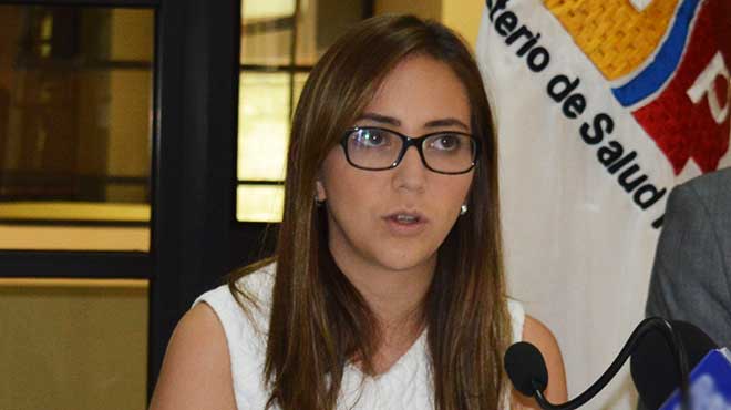 Vernica Espinosa, ministra de Salud