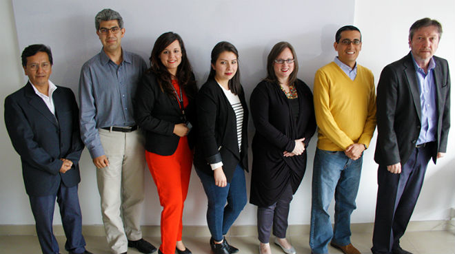 Investigadores de la UTE ganadores del concurso.