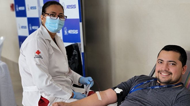 La donacin de sangre es voluntaria.