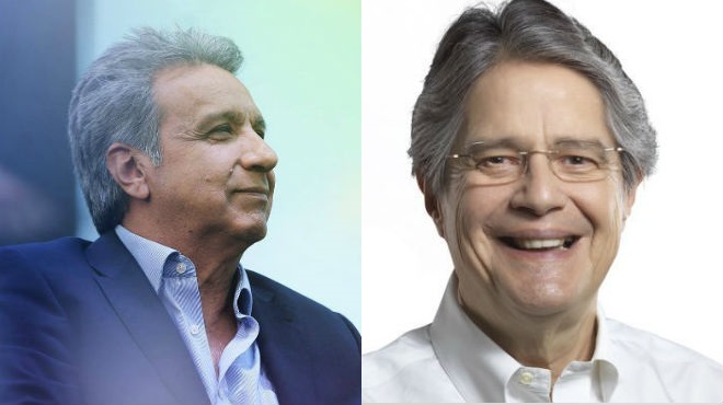 Lenin Moreno y Guillermo Lasso