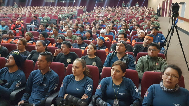 Participantes del Cuarto Encuentro de Brigadas.