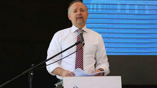 Richard Espinosa, presidente del IESS.