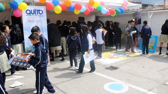 Feria en Quito. 