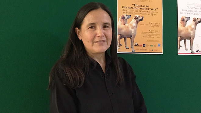 Stella de la Torre, decana del Colegio de Ciencias Biolgicas de la USFQ.